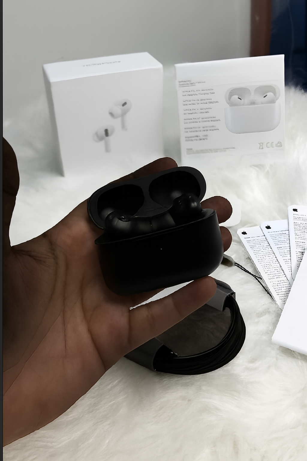 Apple Pro 2 Noise Reduction Wireless Earbuds For Android And Ios/airpods (Black)